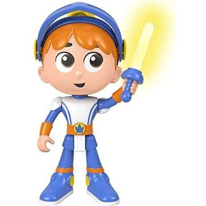 Fisher-Price HJN49 Gus - De sprekende ridder met lichten en geluiden, 20,5 cm figuur, speelgoed voor kinderen vanaf 3 jaar