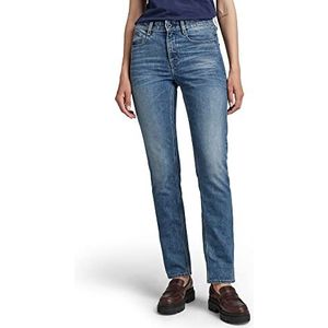 G-STAR RAW Noxer High Straight Jeans voor dames, blauw (Faded Cascade C052-c606)