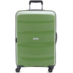 BIBA Carri G CR20 Reiskoffer type trolley, trolleygreep, ritssluiting, PP polypropyleen, Groen