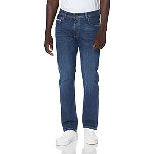 bugatti Heren jeansbroek Modern Fit 5-pocket denim jeans katoen stretch, Blauw