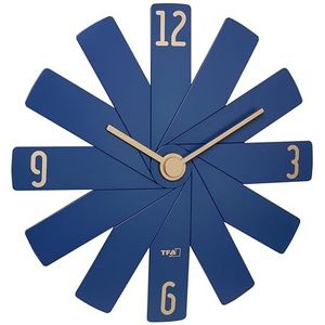 TFA Dostmann 60.3020.06 Clock in The Box analoge wandklok met stil uurwerk, exclusief design om in te steken, woonaccessoire, designklok, met video-instructies, cadeau-idee