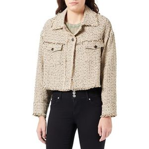 United Colors of Benetton Jas 22i4dn028 Damesjas (1 stuk), Beige Melange 904