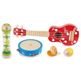 Hape - HAPE-E0339 speelgoed met muziek, klein instrument, mini-band, speelgoed van hout, E0339, meerkleurig, Eén maat