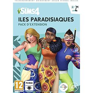 Les Sims 4 Iles Paradisiaques (EP7)| Pack d'extension | PC/Mac | Jeu Vidéo | Code dans la boite | Français