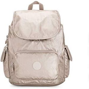 Kipling Dames Rugzak City Pack S, Metallic glans, S, Rugzak City Pack dames licht, veelzijdig, nylon schooltas