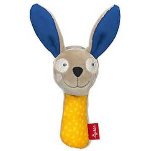 SIGIKID 42601 konijn met spiegel Red Stars speelgoed voor meisjes vanaf 3 maanden grijs/geel