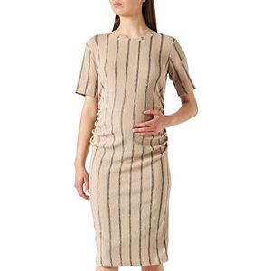 SUPERMOM Dress Short Sleeve Stripe Robe, Oxford Tan-P875, 36 Femme