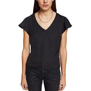 edc by Esprit Blouse dames, 001/zwart, M, 001/zwart