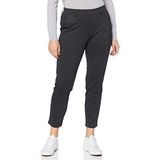 Tom Tailor Denim dames Relaxed fit broek met elastische tailleband 1021175, 10522 - Shale Grey Melange, L