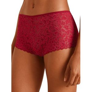 Calida Natuurlijke comfortabele kanten broek voor dames, Rio Red.