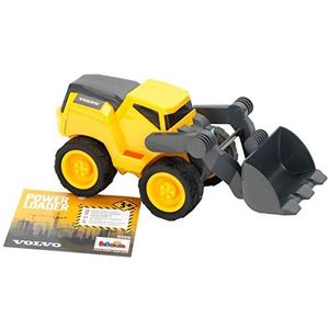 Theo Klein 2429 Volvo Power, Bulldozer, schaal 1:24, brede banden en robuuste scharnierschep, speelgoed voor kinderen vanaf 3 jaar