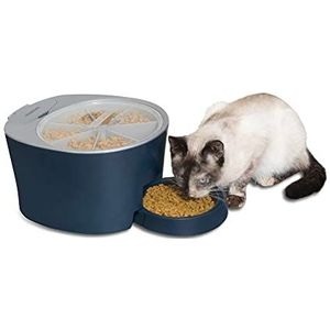 PetSafe Programmeerbare voederdispenser met 6 maaltijden voor huisdieren, automatische voederbak voor honden en katten - droog of halfnat droogvoer voor huisdieren, controle