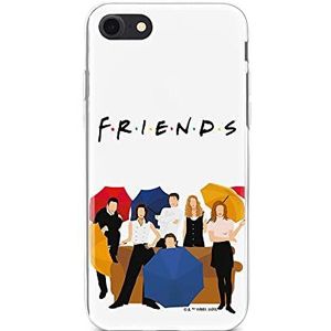 Originele en officieel gelicentieerde Friends beschermhoes voor iPhone 7/8/SE 2 (perfect aangepast aan de vorm van de smartphone, siliconen case