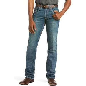 ARIAT M7 Rocker Stretch Coltrane Jeans met rechte pijpen, stapelbare jeans voor heren, Silverton