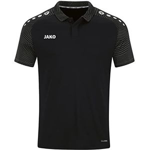 JAKO Performance Poloshirt voor heren, zwart/antraciet licht