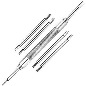 MMOBIEL Horlogeband Heavy Duty Spring Bar 4 stuks roestvrij stalen horlogebanden pins, diameter 1,5 mm INCL Removal Tool, 21 mm