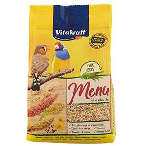 Vitakraft - Premium menu voor exotische vogels met zaden en zongerijpte granen - 500 g