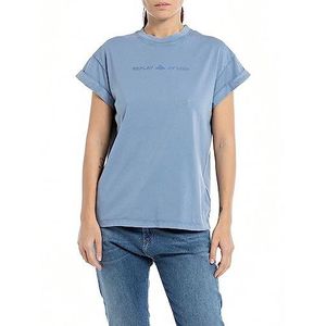 REPLAY T-shirt femme, 685 gris bleu, XXS