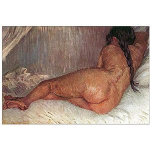 ArtPlaza Van Gogh Vincent Vrouwelijk Nude decoratief schuifgordijn hout, meerkleurig, 90 x 60 cm