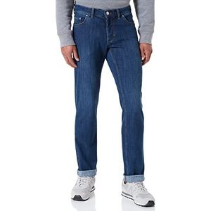 BRAX Heren Style Cooper Denim Straight Jeans, 4 regular blue used nos, 30W / 32L