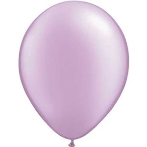 Folat - Ballonnen metallic lila lavendel - 100 stuks