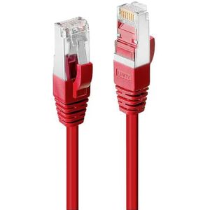 LINDY Netwerkkabel patchkabel Cat.6 S/FTP PIMF Premium koper, LSOH, 500 MHz, rood, 10 m