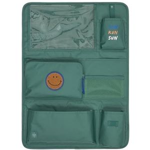 LÄSSIG Organizer voor de achterbank, opvouwbaar, om op te hangen, donkergroen, modern, Donkergroen, Modern