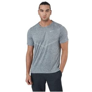 Nike Heren T-shirt, Rookgrijs/reflecterend zilver, L, Rookgrijs/reflecterend zilver