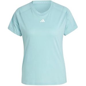 adidas AEROREADY Train Essentials Minimal Branding Crewneck Tee T-shirt voor dames