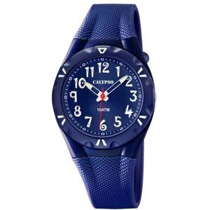 Calypso Watches K6064/3 jongenshorloge, kwarts, analoog, kunststof armband, blauw