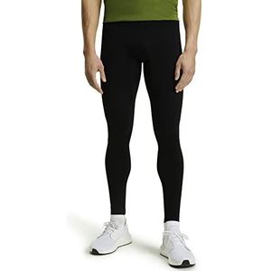 FALKE Heren sportbroek compressie lang zwart ademend met naadloze compressie ondoorzichtig bevordert de doorbloeding, zwart (3000)