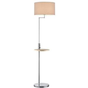 Vloerlamp Trio Leuchten Claas - Nikkel