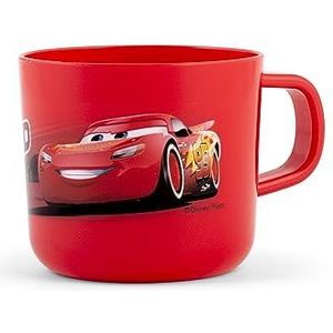 Lulabi Cars Mug en polypropylène, rouge, 24 cl