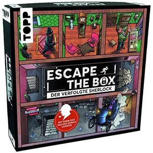TOPP Escape The Box – de volgde Sherlock Holmes: de ultieme Escape-Room-ervaring als gezelschapsspel!: raadsels binnen en buiten de doos – voor 1-4 spelers – vanaf 10 jaar