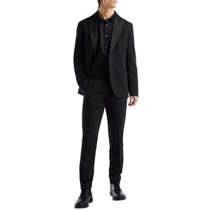 United Colors of Benetton Pantalon Homme, Noir 100, 54