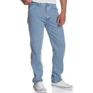 Wrangler - Jeans - Solid - Heren Zwart, indigo de lavage rouge