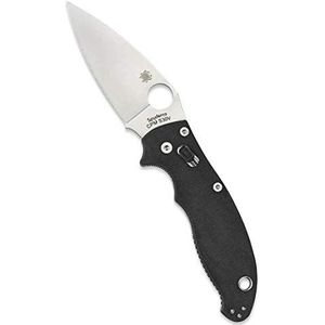 Spyderco SC101GP2 zakmes, uniseks, volwassenen, zwart, Eén maat