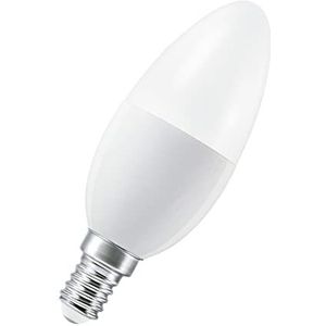 LEDVANCE Slimme ledlamp met wifi-technologie, E14-fitting, dimbaar, warmwit (2700 K), vervangt 40 W gloeilampen, SMART+ wifi-kaars, dimbaar