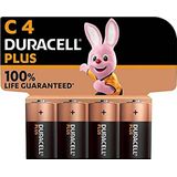 Duracell C plus - Batterij -  K4 -  Alkaline -  1.5 V - 4 stuks