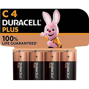 Duracell C plus - Batterij -  K4 -  Alkaline -  1.5 V - 4 stuks
