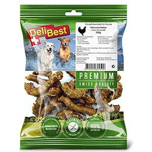 DeliBest Gourmet kauwartikel voor honden ter ondersteuning van de tandgezondheid | bijzonder aromatisch kauwartikel voor honden | zonder chemische toevoegingen | heerlijke snacks voor honden 250 g