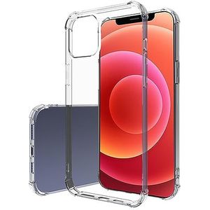 Fresnour Suitable for iPhone iPhone 12 6.1-inch Case,Bumper Cover, Transparent Scratch Resistant Back(Crystal Clear)