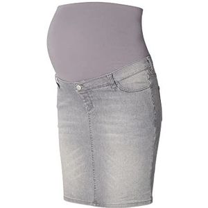 Esprit Skirt Denim Over The Belly Mid damesrok, grijs-920, 38, Grijs 920