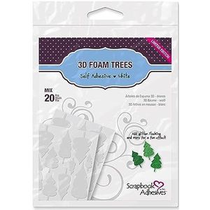 SCRAPBOOK ADHESIVES BY 3L schuimstof boom wit verspild