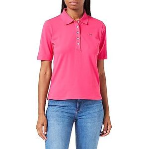 Tommy Hilfiger Poloshirt piqué Regular 1985 S/S dames poloshirts, Helder kersenroze