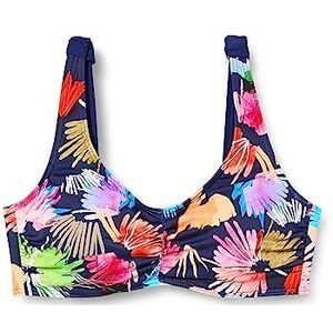 Firefly Muriel Tankini Top Navy Dark/Flower 44