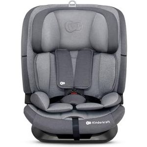 Kinderkraft ONETO3 I-Size Autostoel voor kinderen, basis met Isofix, bovenband, kantelbaar voor peuters en baby's, groep 1/2/3, tot 12 jaar, veiligheidscertificaat ECE R44/04,