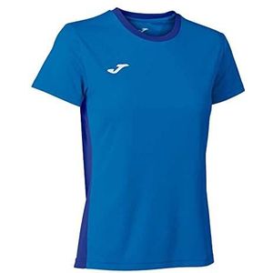 Joma Dames T-Shirt Winner II Short Sleeve, Royal Blauw
