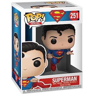 Funko Pop! Heroes: Superman - Flying Superman - (80th Anniversary) - DC Comics - Vinyl verzamelfiguur - cadeau-idee - officiële merchandise - speelgoed voor kinderen en volwassenen - fans van