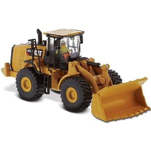 Diecast Masters 85949 Caterpillar bandenlader 972 m, gedetailleerd bouwvoertuig H0 CAT in metalen doos, schaal 1:87, ca. 10,3 x 3,7 x 4,2 cm, 14+, geschikt voor modelbanen en verzamelaars